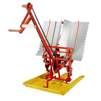 China Portable seed planting machine small rice planting machine manual rice digger 2 rows rice transplanter agricultural machine for sale in Ghana for sale