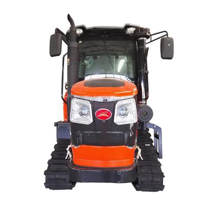 China Big Farms Crawler QLN902 Paddy Tractor Agriculture Equipment With Rotary Tiller And Ridger Implements Price In Indonesia for sale