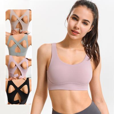 China Wholesale Fashion Sublimation Yoga Sports Recreational Comfortable Breathable Custom Made Bra for sale