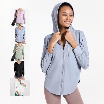 China Fashion Breathable Recreational Comfortable Custom Made Women's Long Sleeve Yoga Top for sale