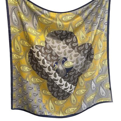 China Totem Print Fashion High Quality Recreational Customizable Brand Soft Female Head Scarf for sale