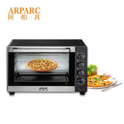 China 2021 Indoor Smart Oven Light 48L Design 4 Toaster Oven Household R&D Buttons Classic Toaster Oven CB Certificate for sale