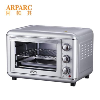 China 360 Degree New Design 23L Low Rotation Electric Round Pizza Oven Including Baking Tray And Grid for sale