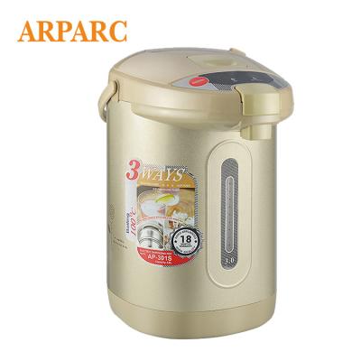 China 360 Degree Base Pot Hot Water Dispenser Stainless Steel Air Rotation Electric Thermo Pot Kitchen Appliances for sale