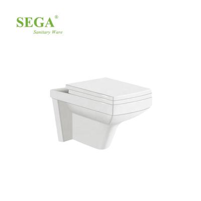 China EUROPEAN Sanitary Ware Bathroom Wall Hung Toilet Cistern With Wall Hung Toilet System Ceramic Toilet for sale