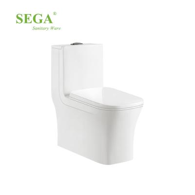 China M-9069 Double-flush Toilet Sanitary One Piece Human Button Toilet Washdown Ware Toilet for sale