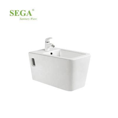 China B-2030W Bidet Easy Clean Luxury Ceramic Bidet Toilet Ceramic Wall Mounted Bidet for sale