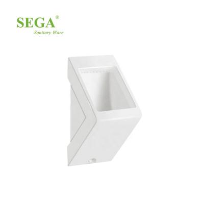 China Sensor Urinal X-316 Black Colored Flush WC Urinal Sensor Urinals For Sale Male Mouth Wall Hot Mount Urinal for sale