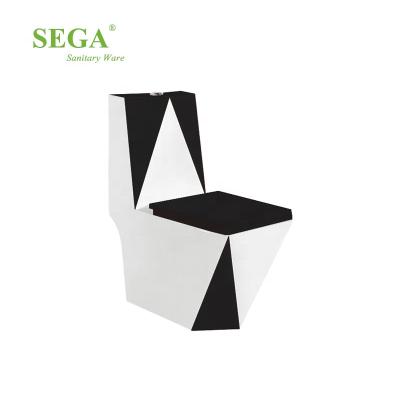 China M-9020P-3 Ceramic Washdown Design Double-Flow One-Piece Toilet One-Piece Elegant Square One-Piece Toilet for sale