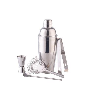 China Hot Sale 550ml Stainless Steel Bar Tool Kit Shaker Set Unique Barware Shaker Sets for sale