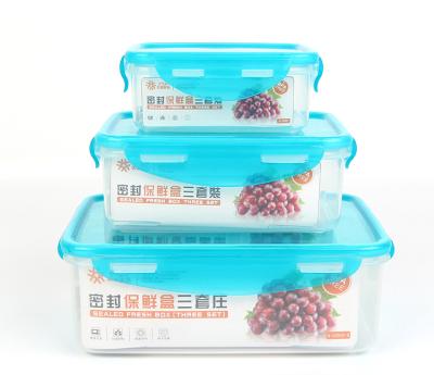 China Airtight High Quality Refrigerator Fruit And Vegetable Box Food Kitchen Fresh-keeping Box for sale