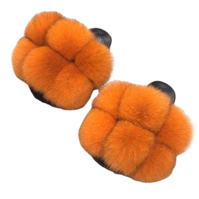 China Cushioning Fashion Sneaker Slipper Real Fur Slipper For Women New Listing for sale