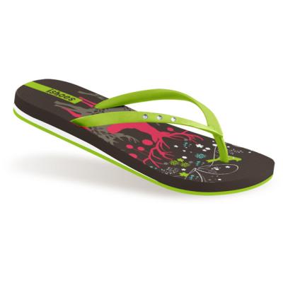 China Flip Flops Advertising Sexy EVA Foam Sole Beach Flip Flops Slippers For Lady for sale