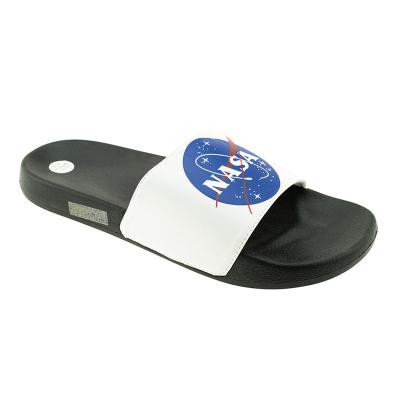 China Fashion \ Latest Comfortable \ Durable Custom Logo Slip On Mens PVC Slide Slippers for sale