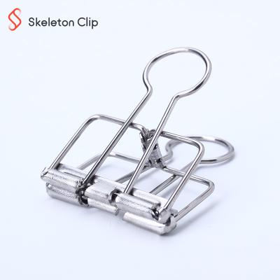 China All School Office Supplies Stainless Steel Home Binder Clips Bulldog Staples for sale