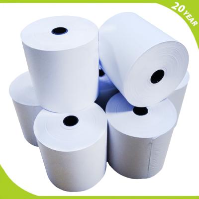 China Custom Terminal POS Size BPA Heat Sensitive Paper 57x50 Mm 70gsm FREE Wholesale for sale