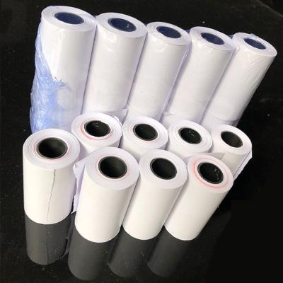 China Clear Color 57x30mm Office 70gsm Thermal Paper Rolls Size Wood Paper Pulp In Rolls for sale