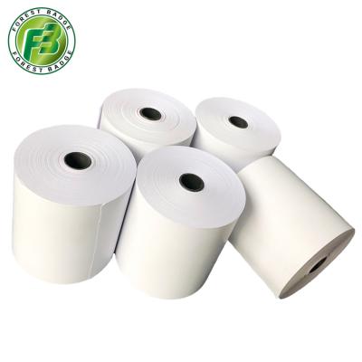 China 1/2inch Clear Color Thermal Paper For POS ATM Thermal Paper Turkey 80x80 mm 70gsm for sale