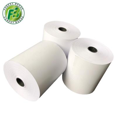 China Light Color Thermal Paper Rolls Thermal Paper 4 Inch 80x80 Mm 70gsm for sale