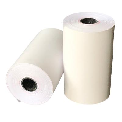 China Clear Color Custom Printed Rolls 80x60 mm 70gsm Cash Register Paper Heat Sensitive Paper Jumbo Paper Roll for sale