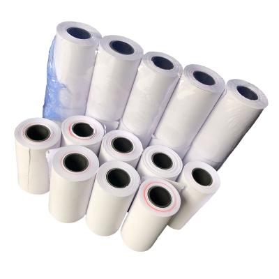 China Clear Color Shipping Cash Register Thermal Paper Roll 57X40mm 70gsm For ATM/POS Machine for sale