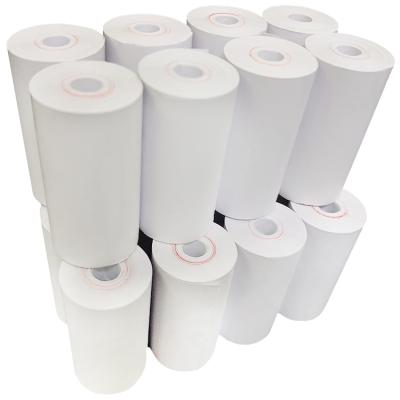 China Light Color Hot Sell Coreless 57x30mm Heat Sensitive Paper 70gsm Roll Printer for sale