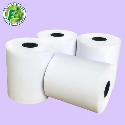 China White POS Terminal Color Thermal Paper 57mm Size 57 x 50mm 70gsm for sale