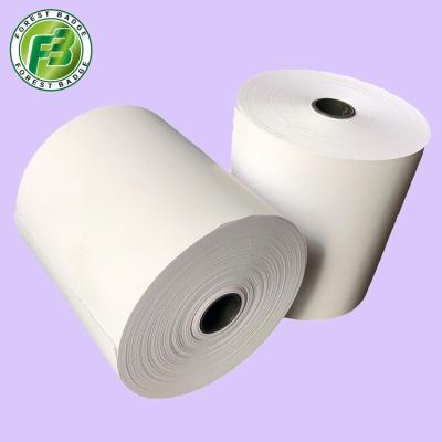 China Light Color 3 White Rolls 80x80 Mm 70gsm 1/8 Color Thermal Paper for sale