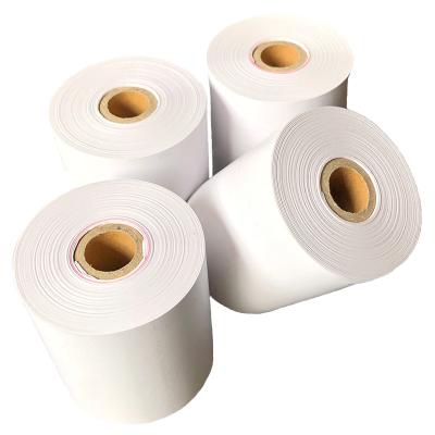 China 70gsm Clear Color 80 x 80 Mm Large POS Smooth Surface Thermal Paper Rolls for sale