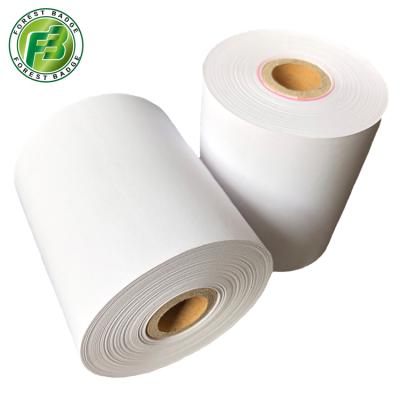 China Light Color Pure Wood Pulps 80x80mm 70gsm 80x80 mm 70gsm POS Bill Paper Heat Sensitive Paper Thermal Elephant Rolls for sale