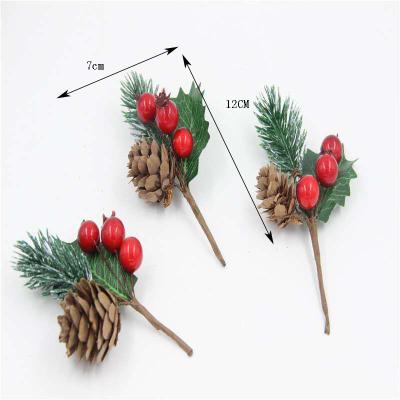 China Sweet Unique Design Hot Selling Christmas Decoration Ornaments Mini Christmas Tree Accessories Pine Needles for sale