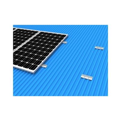 China New Design Flat Roof Trackless Metal Roof Solar Mounting Solar Mount for sale