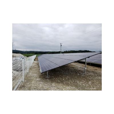 China ground solar mounting system/high quality construction solar mounting system/ground bridge stretching a type ground mounting solar system for sale