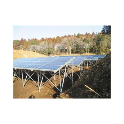 China Ground Mounting Solar Panel System W Type Ground Mount Solar Hot Build/Bridge Type Ground Solar Mounting Systems for sale