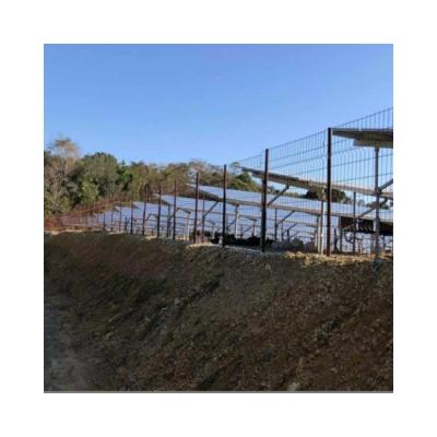 China Easily Assembled Outdoor Price Earth Floor Solar Mounting System Sustainable Temporary Boundary Fence for sale