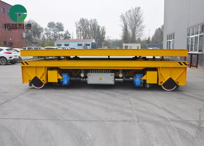 China Warehouse Copper Factory Battery Powered Steerable Trackless Flat Car for sale