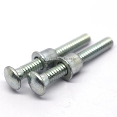 China Steel Bolts Ring Zinc Plated Lockbolts Lockpins Huck Steel 6.4mm 500PCS/BAG (Uncoated) Bright 1000PCS for sale