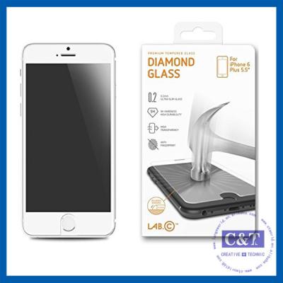 Chine protecteur mince d'écran de téléphone portable de verre trempé de 0.3MM pour Iphone 6 avec la dureté de 2.5D 9H à vendre