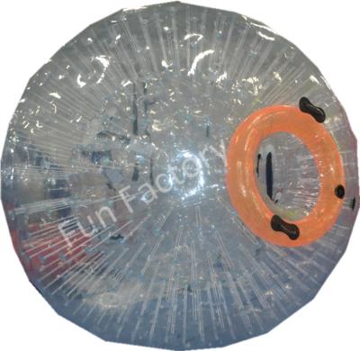 China Fútbol inflable gigante de la bola de Zorb de la bola de cristal, color transparente en venta