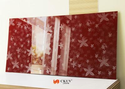 China White / Red / Black Embossed 3D MDF Board Interior Decorative Wall Panels for sale