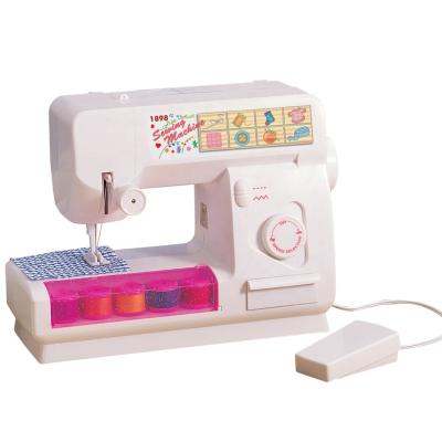 China Manufacturer Promotion Simple Chainstitch Zig Zag Thread Sewing Machine Toys For Kids Fashion Design With Cool 1898 Fun for sale