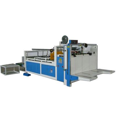 China machinery & Semi Automatic Hardware Soome Folder Gluer Machine For Small Pizza Box Cardboard Hebei dongguang for sale