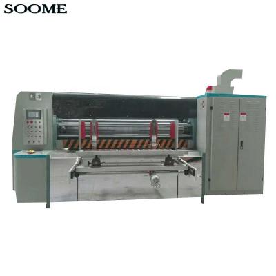 China Industrial Paper Slitter Automatic Feeder Corrugated Cardboard Flexo Printer Rotary Die Cutter Machine for sale