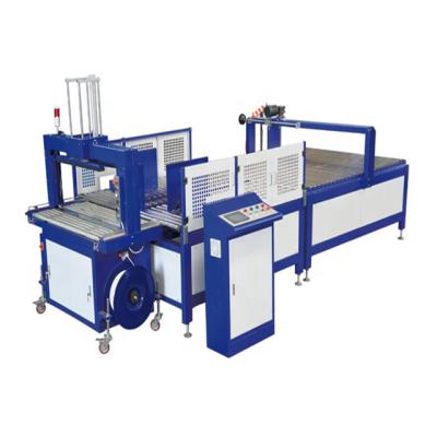 China Machine packing automatic strapping machine with PP/PE strapper belt for carton box and corrugated for sale