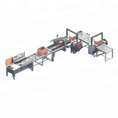 China Corrugated Cartons Tea Cardboard Box Automatic Strapping Machine Corrugated Cartons Wrapping Packing Machine for sale