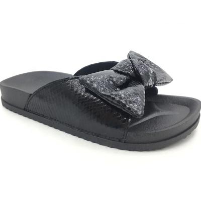 China Wholesale Latest Fashion Trend 2019 Western Style New Stylish Fashion Bowknot Slip On Shoes For Women for sale