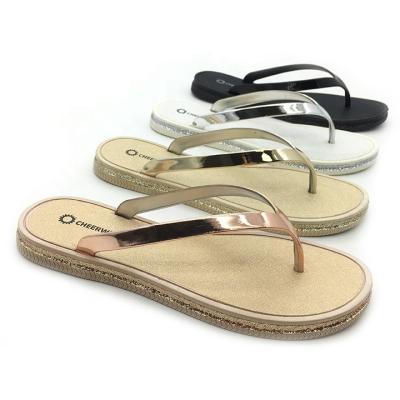 China Fashion Trend Free Samples Best Quality 4 Color Flip Flops Footwear Bathroom Slippers For Women for sale