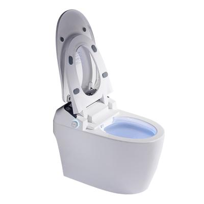 China Automatic Operation Sanitary Ware Luxury Bidet Flush Floor Standing Japanese Style Automatic Smart Toilet for sale