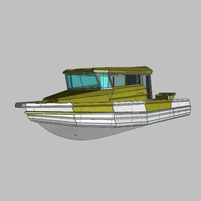 China Fishing Factory Direct Sale Australian Design 9.6m Chambered Aluminum Fishing Boat Sunstrider 960 Bow Stretched 31.5ft for sale