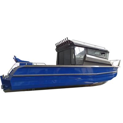 China Fishing Factory Direct Sale 7.5m 750 Australian Design Fishing Boat Aluminum Front Chambered Stretched 24.5 Ft for sale